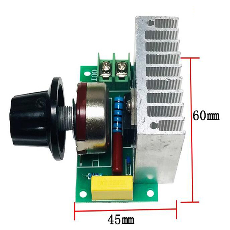 WS2214 AC220V/3800W motor speed controller electric furnace fan high-power dimming temperature and pressure regulating switch