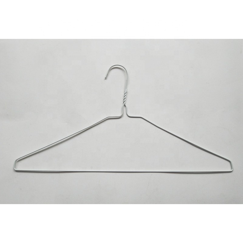 Cheap laundry wire clothes shirt hanger Low price bulk wholesale Galvanized Wire Laundry Hanger