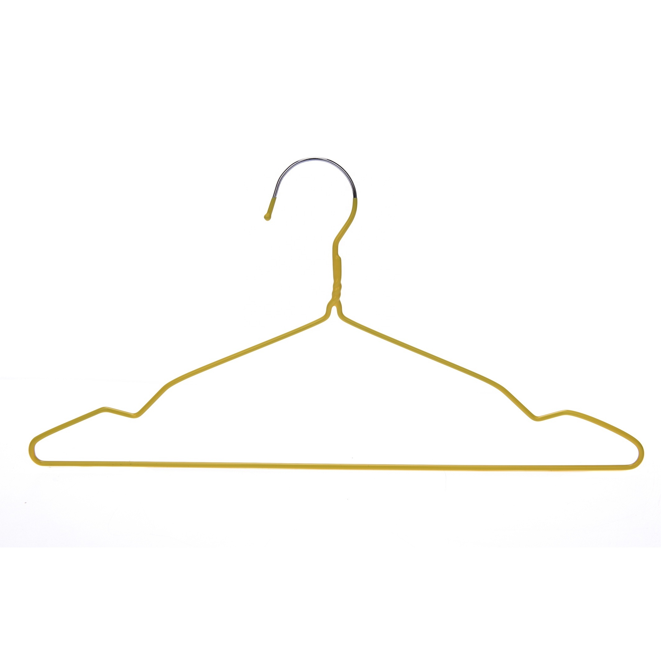 wholesale cheap metal wire clothes hangers space saving steel garment hanger iron suit hangers for coat