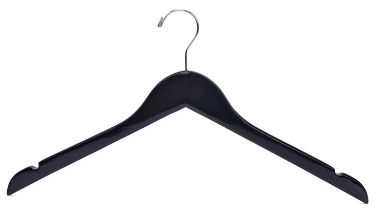 Custom Logo wood garment hanger for Display louts wood high quality wooden hanger for clothes