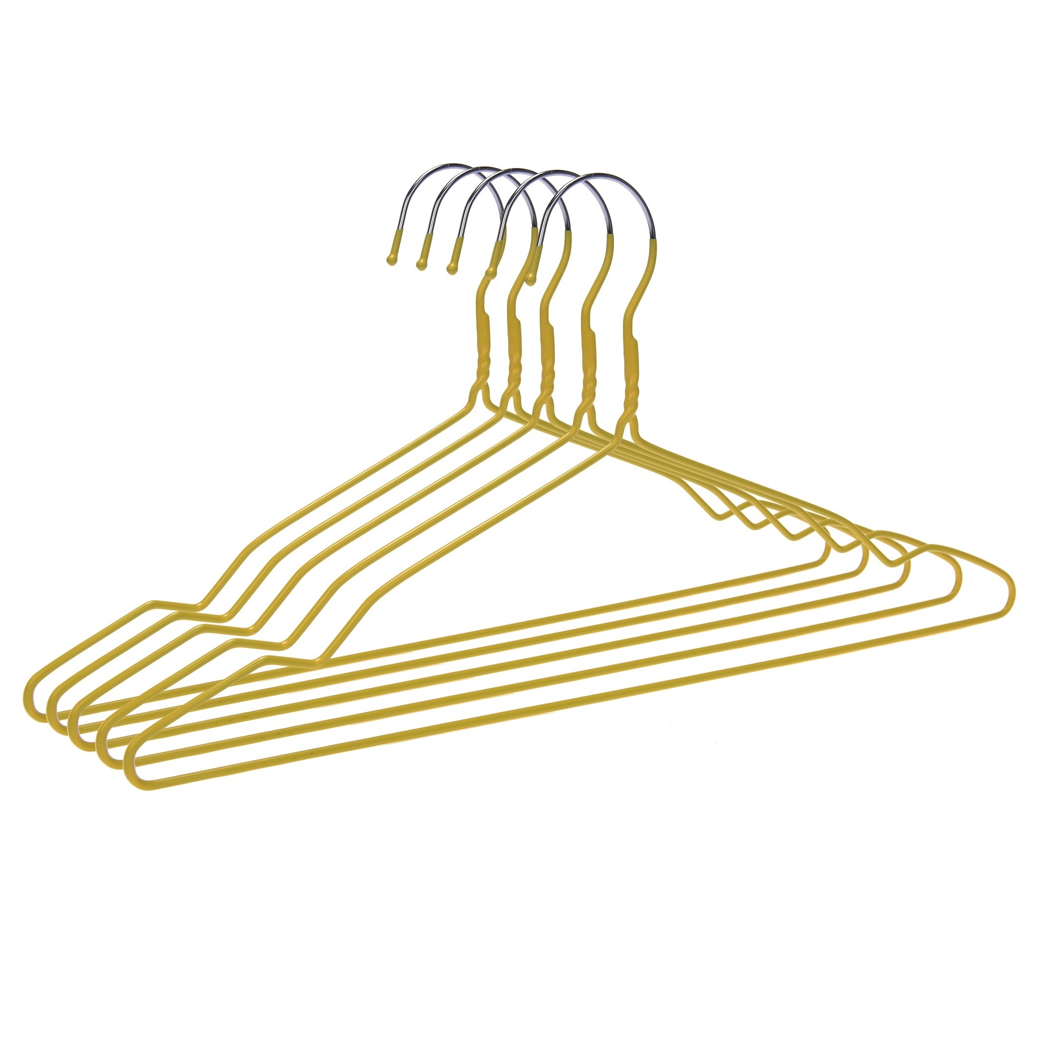 wholesale cheap metal wire clothes hangers space saving steel garment hanger iron suit hangers for coat