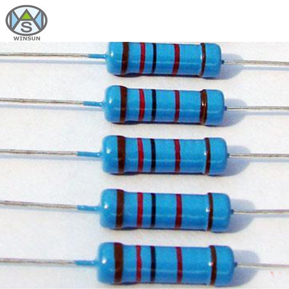 Color Code Resistance 1 10 20 100 1K 10K 100K 1M ohm  Metal Film Resistor