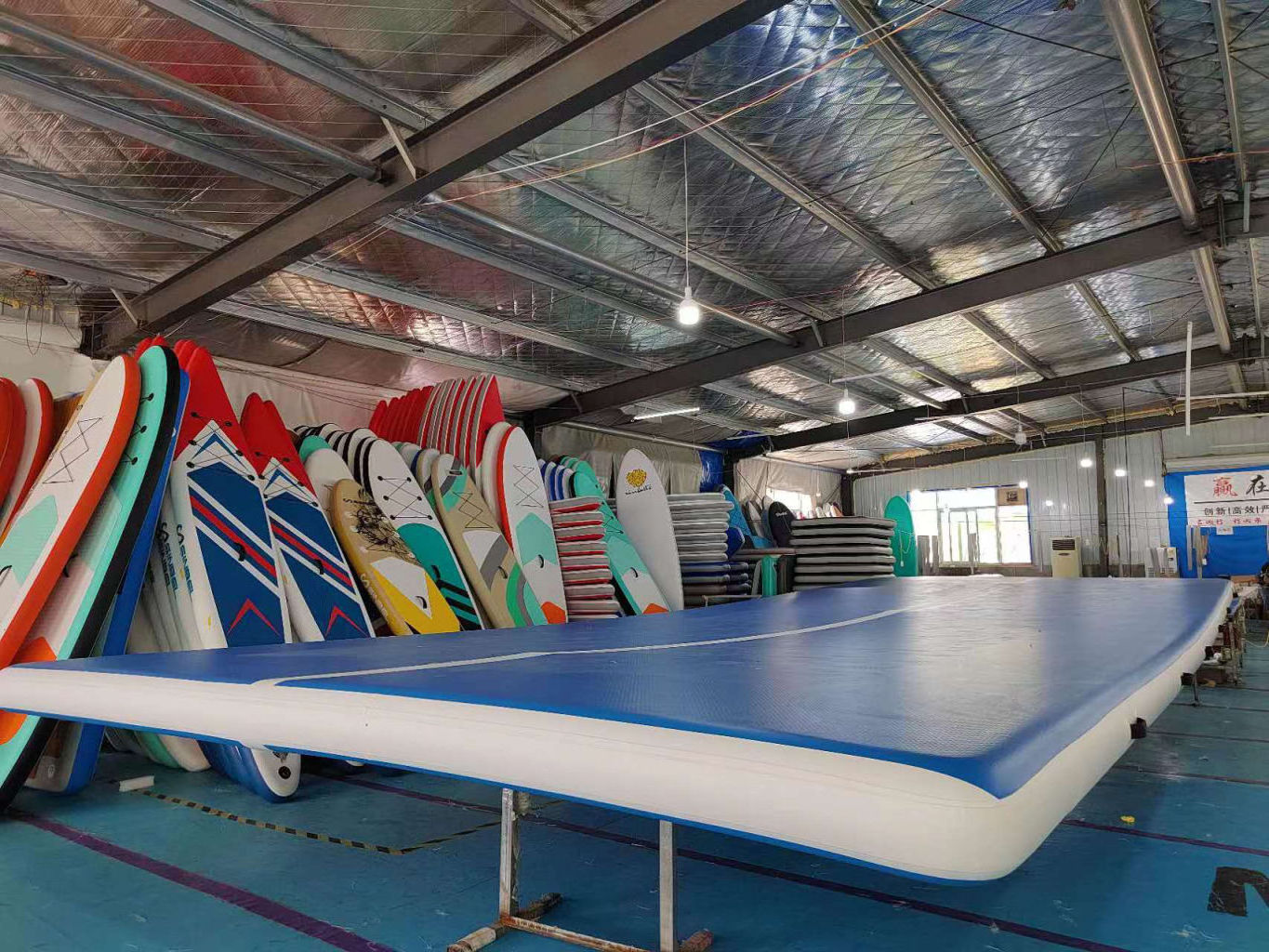 Winsun Gymnastics Sporting Used Cheap Air Track Tumbling Mat Inflatable Cheerleading Gymnastics Air Track Mat for Sale