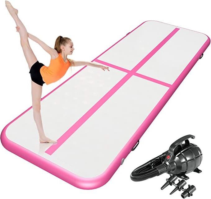 New Taekwondo air cushion thickened inflatable gymnastics pad flat wiredrawing stunt martial arts dance pad