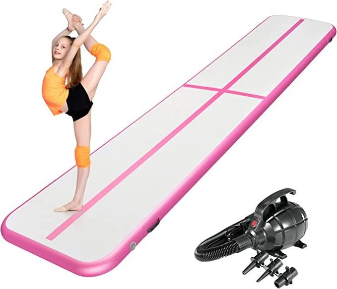 New Taekwondo air cushion thickened inflatable gymnastics pad flat wiredrawing stunt martial arts dance pad