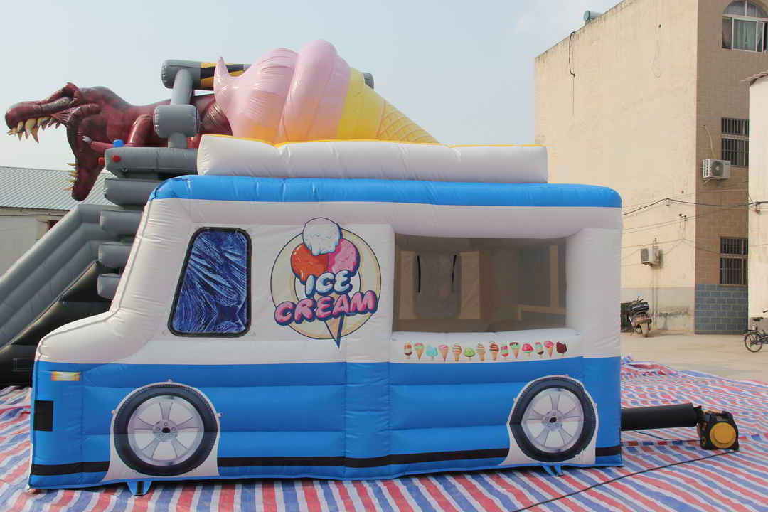 Booth Dining car tent inflatable Ice cream truck tent portable concession tent for advertising promotion