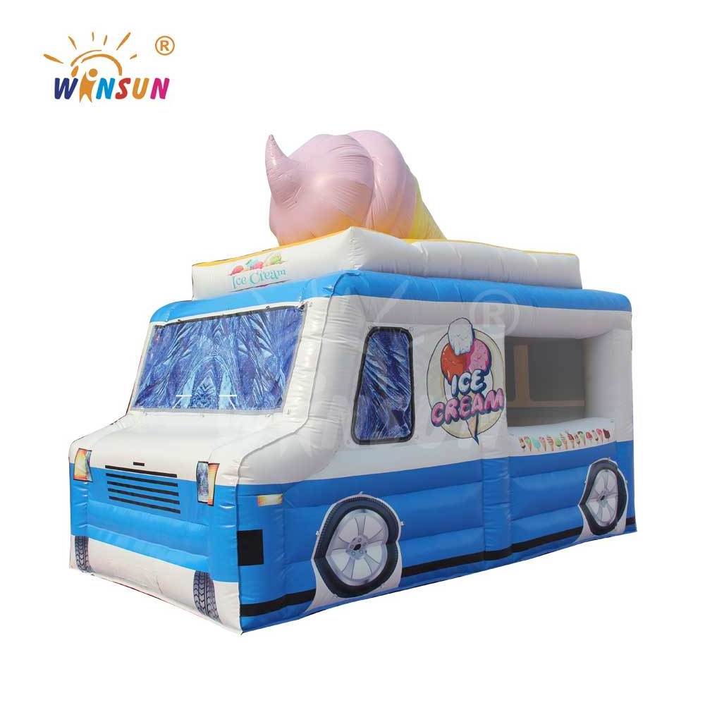 Booth Dining car tent inflatable Ice cream truck tent portable concession tent for advertising promotion