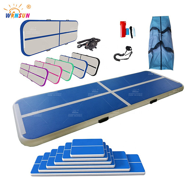 acrobatics 4m 8m 9m Inflatable Air Gymnastics Mat Training Mats  wrestling 10/20cm high Thickness airtrack mat for Home Use