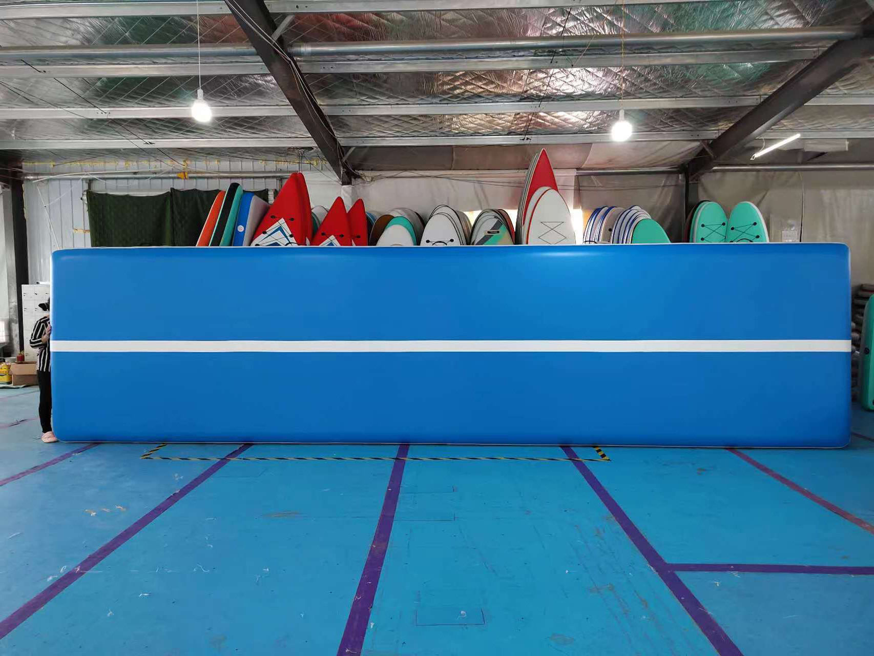 Winsun Gymnastics Sporting Used Cheap Air Track Tumbling Mat Inflatable Cheerleading Gymnastics Air Track Mat for Sale