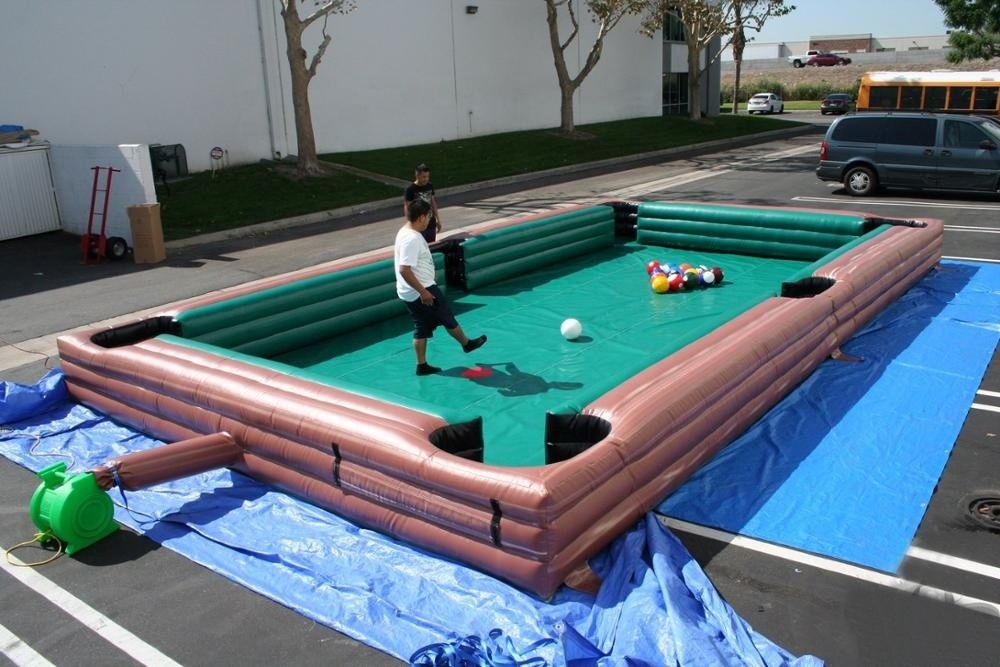 Inflatable Snook Human Billiards, Inflatable Pool Table