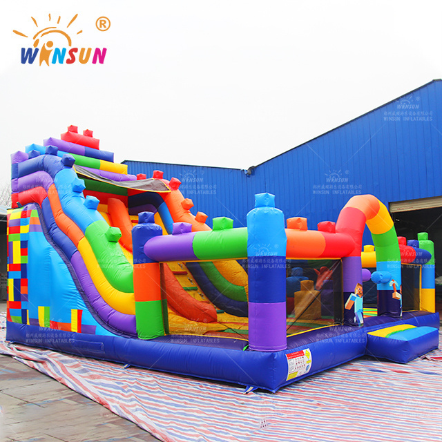 commercial outdoor bouncer inflatable castle playground inflatable park playground