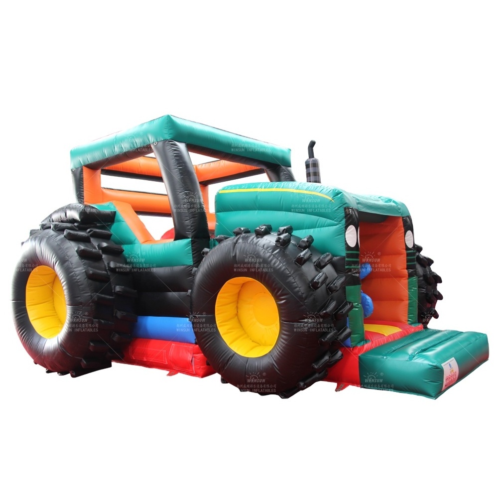 New Arrival Inflatable Tractor Bouncer Truck Bounce House/ Inflatable Tractor Bouncer for sale