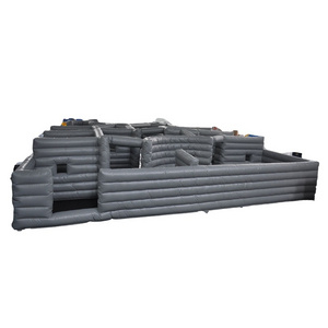 New design grey color laser tag inflatable maze, inflatable laser tag arena