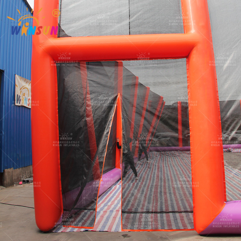 Inflatable paintball field arena bunker field netting with bunkers