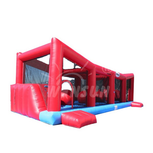 Wiped Out Big Red Ball Challenge Inflatable Wipeout, Wipeout Inflatable Ball Jump