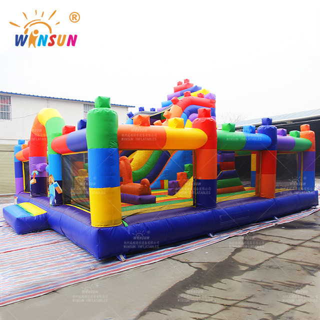 commercial outdoor bouncer inflatable castle playground inflatable park playground