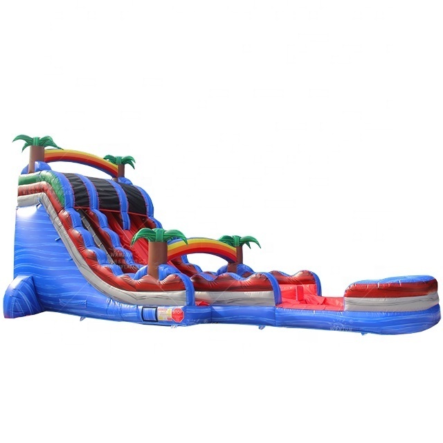 19ft Water Slide  inflatable water slides with pool commercial big tropical water slides for yard