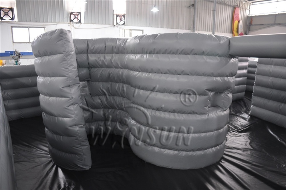 Large tag arena Inflatable paintball Arena/ inflatable paintball bunkers field/ inflatable sports arena for sale