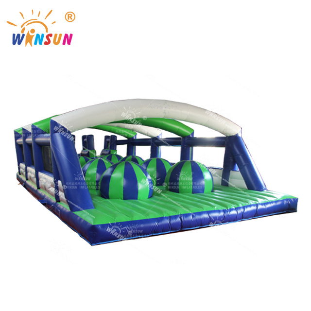 Commercial 5K inflatable obstacle course race competitive game for adults