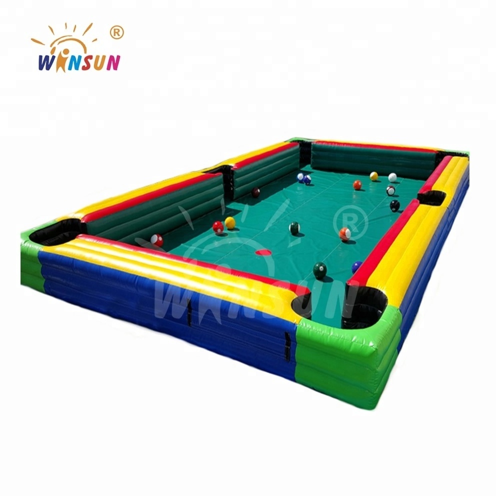 Attractive Inflatable Snooker Ball Game Soccer Pool Table Inflatable Billiard Ball