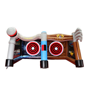 New inflatable sport games inflatable hammer throwing game toss axe throwing game for sale