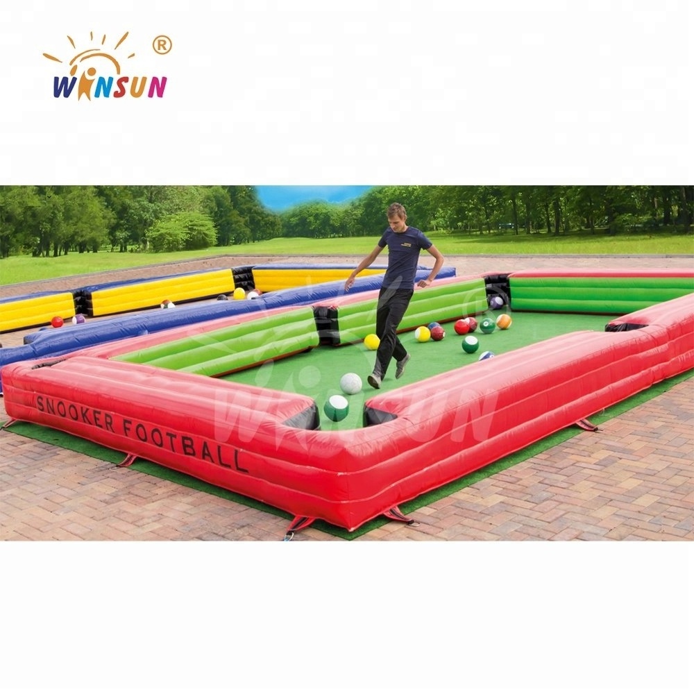 Attractive Inflatable Snooker Ball Game Soccer Pool Table Inflatable Billiard Ball