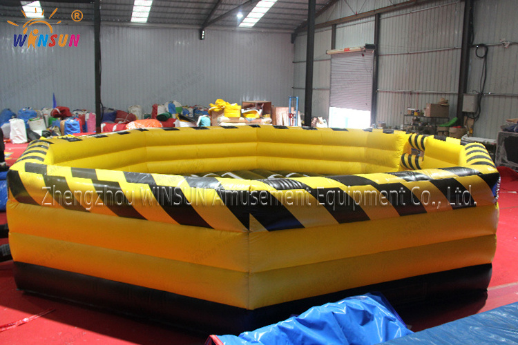 Factory Price inflatable toxic meltdown wipeout game inflatable mechanical sweeper game for adults