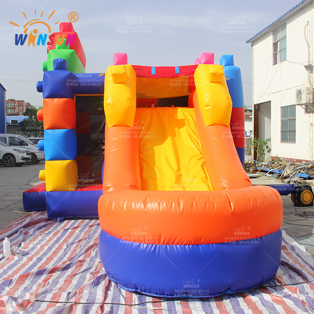 Inflatable jumping bouncer house Legoing trampoline bouncy castle for outdoor carnival