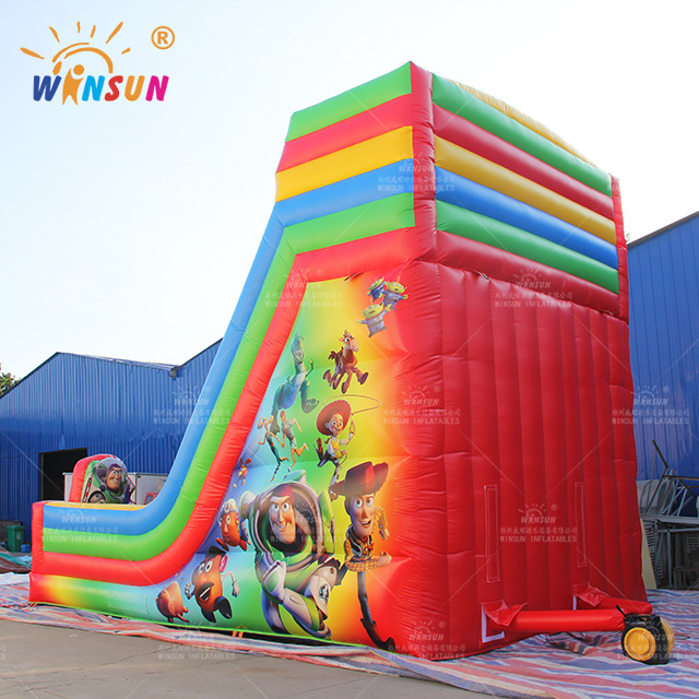 New design Climbing Inflatable Slide popular PVC tarpaulin inflatable slide outdoor rock-climbing slide for adults