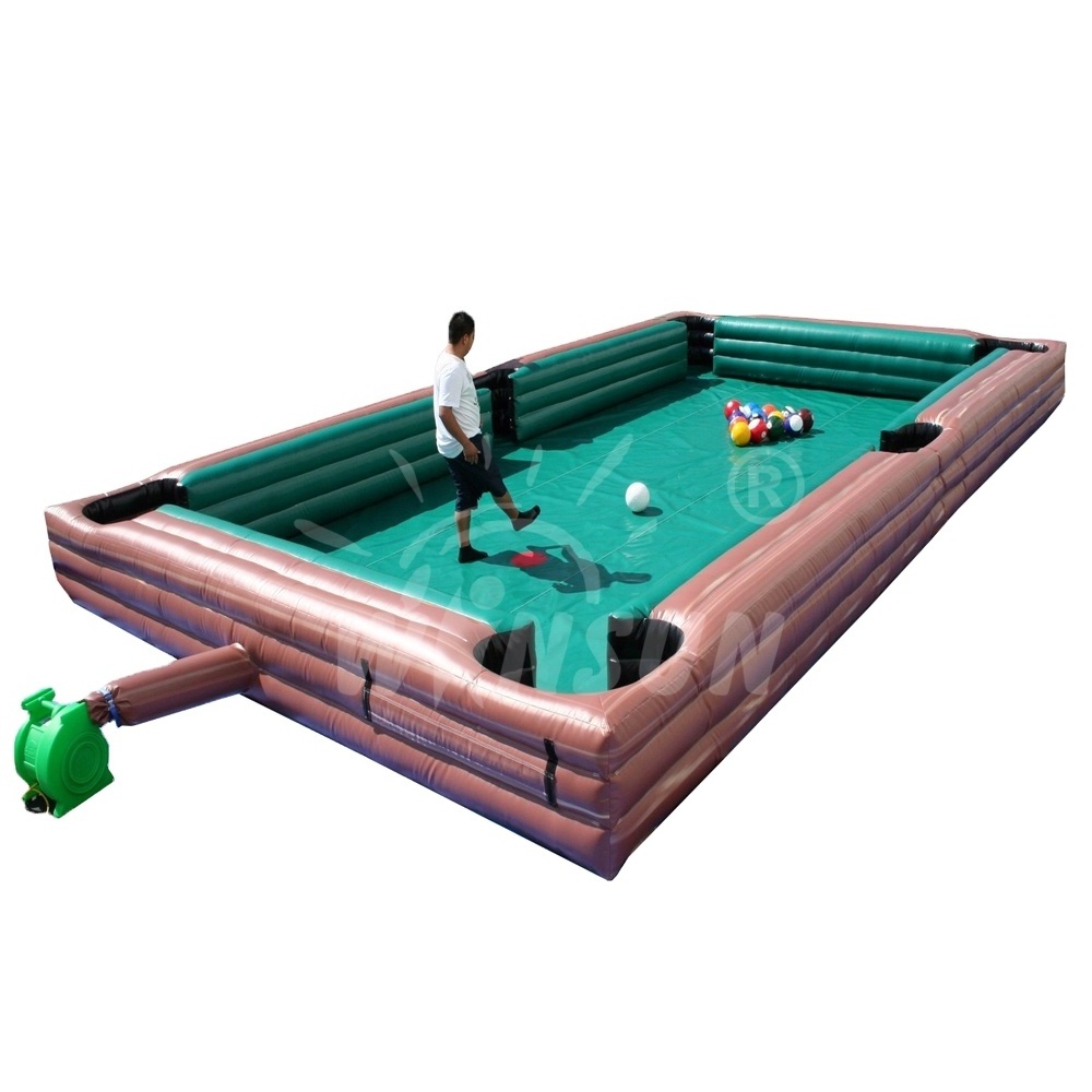 Inflatable Snook Human Billiards, Inflatable Pool Table