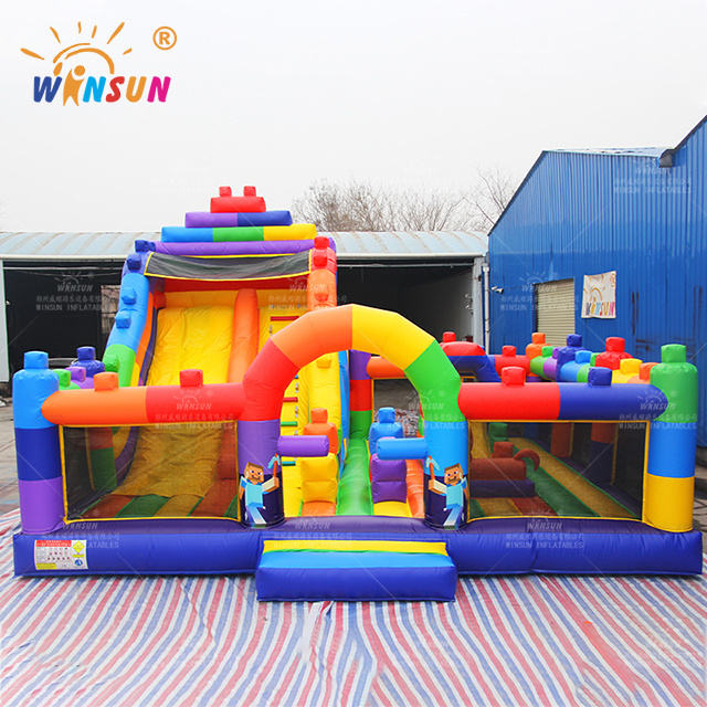 commercial outdoor bouncer inflatable castle playground inflatable park playground