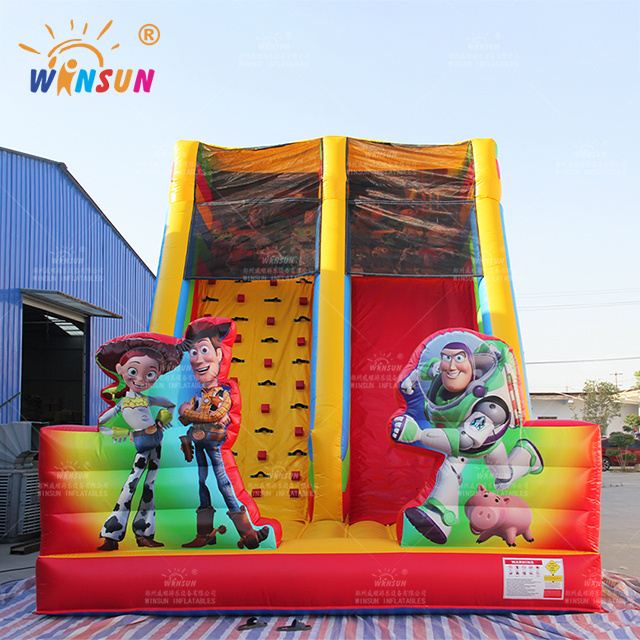 New design Climbing Inflatable Slide popular PVC tarpaulin inflatable slide outdoor rock-climbing slide for adults