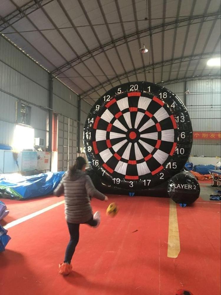 new inflatable soccer carnival game for sale Giant Inflatable Football Soccer Dart Board Sport Game