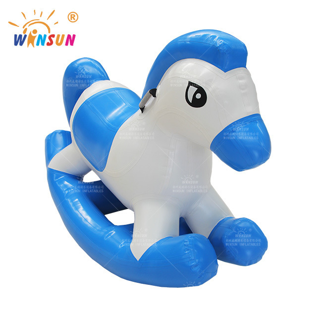 Winsun sealed inflatable pony rocking horse rocking jumping horse riding new inflatable animal toys for kids