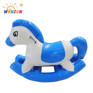 Winsun sealed inflatable pony rocking horse rocking jumping horse riding new inflatable animal toys for kids