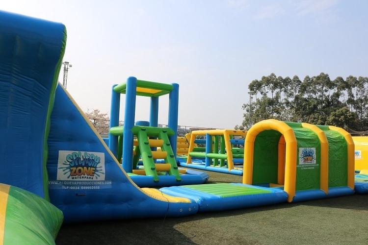 Bingo super  inflatable inflatable water park toys,beach sea challenge obstacle course,inflatable water run ride  equipment