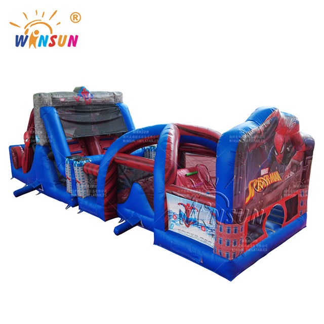 Inflatable Dual Lane Obstacle Course inflatable bounce house obstacle course combo