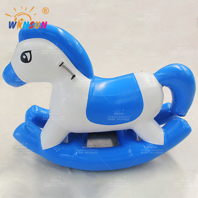 Winsun sealed inflatable pony rocking horse rocking jumping horse riding new inflatable animal toys for kids