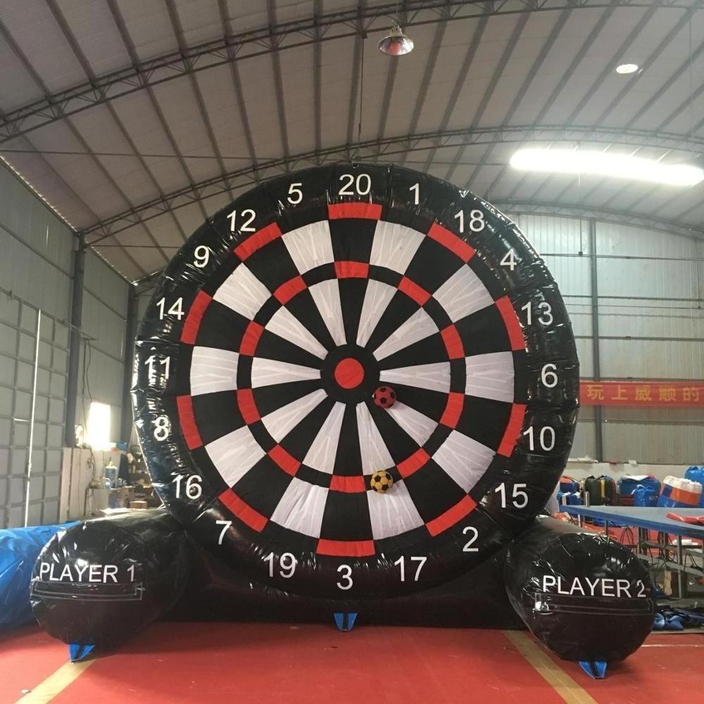 new inflatable soccer carnival game for sale Giant Inflatable Football Soccer Dart Board Sport Game