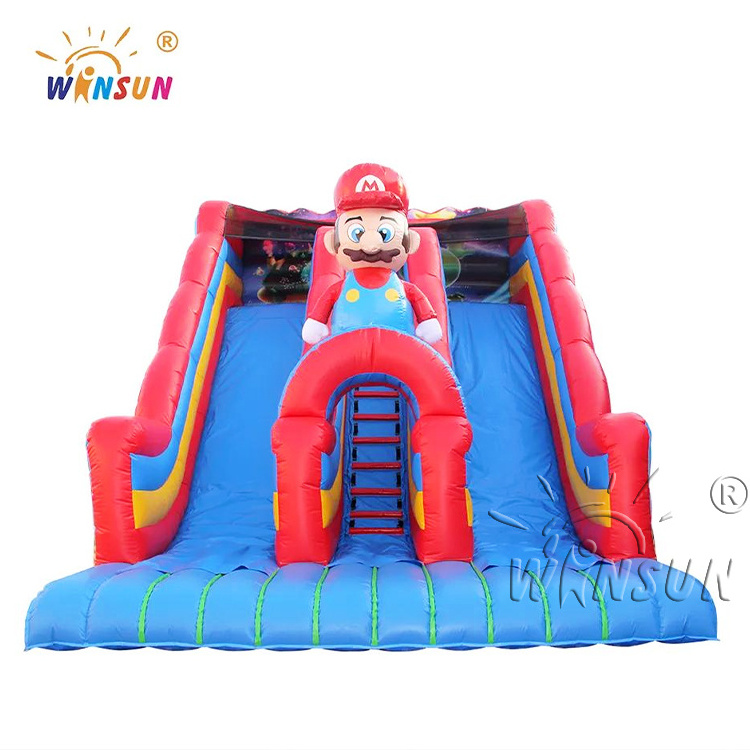 New design  commercial slide for sale Mario trampoline slide super inflatable slides