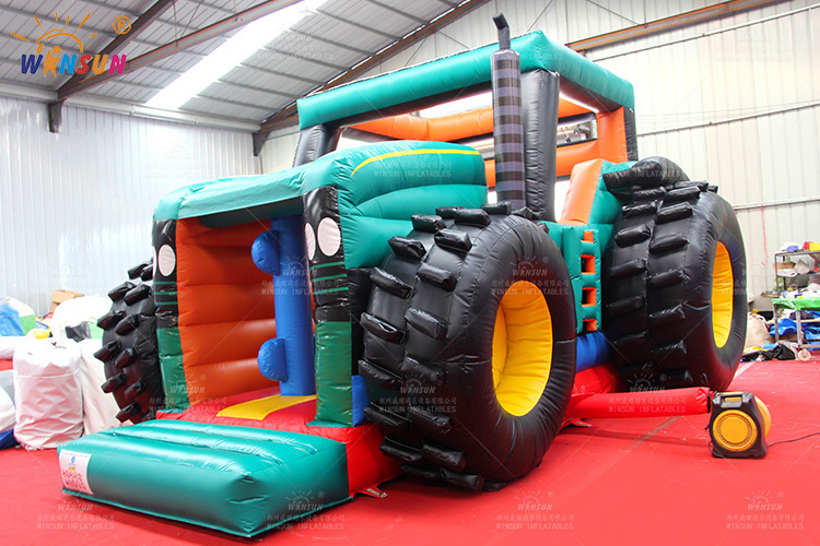 New Arrival Inflatable Tractor Bouncer Truck Bounce House/ Inflatable Tractor Bouncer for sale