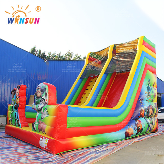 New design Climbing Inflatable Slide popular PVC tarpaulin inflatable slide outdoor rock-climbing slide for adults