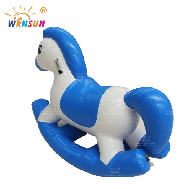 Winsun sealed inflatable pony rocking horse rocking jumping horse riding new inflatable animal toys for kids