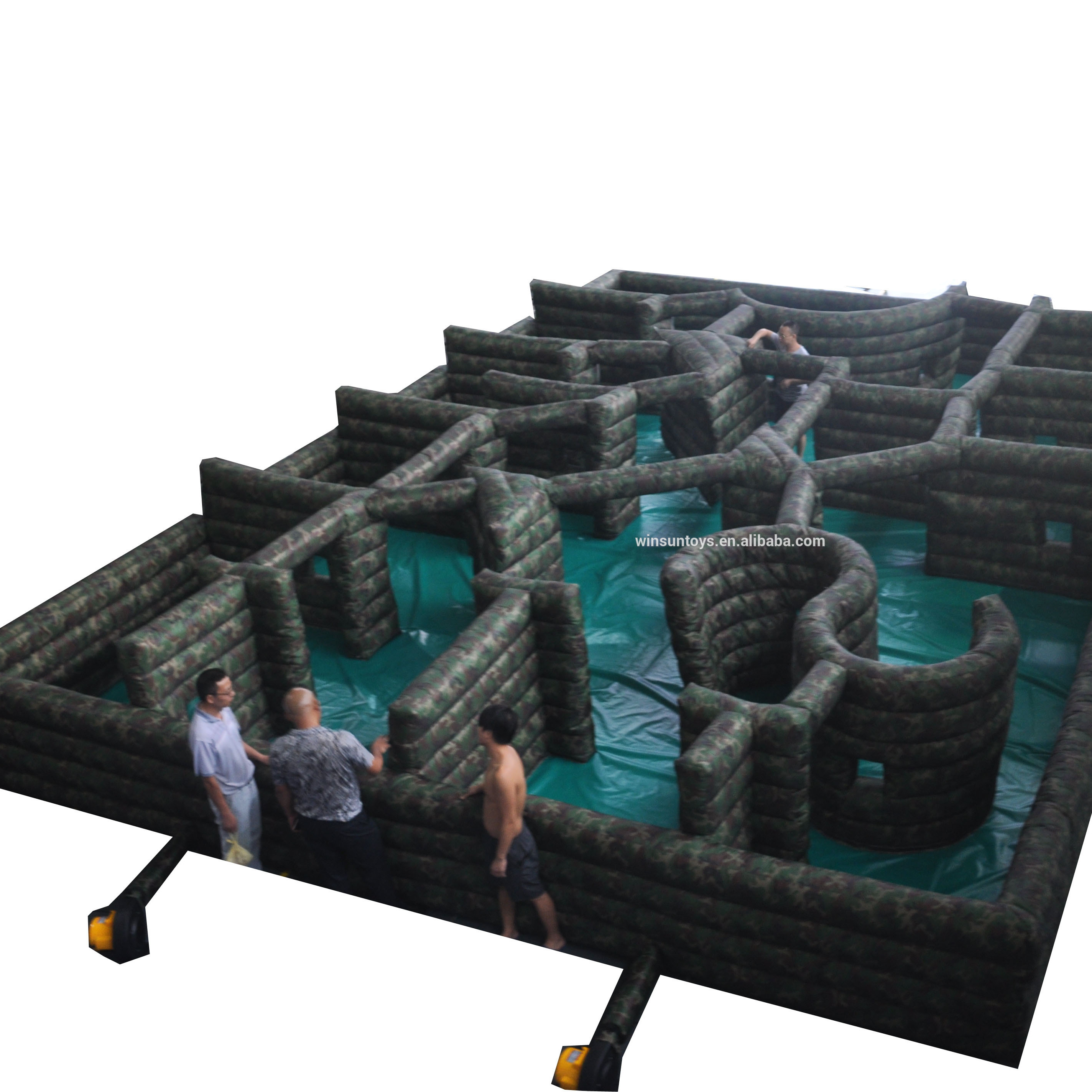 Amazing factory sale CS inflatable  laser tag arena fence games,inflatable maze games fields, labyrinth bunker walls