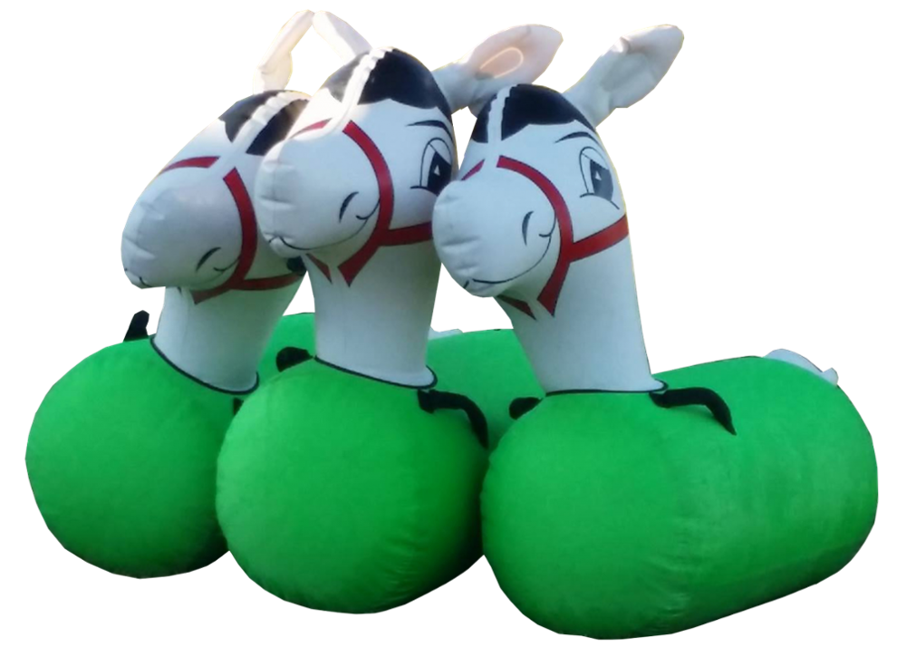 Fun Derby Inflatable Horse Racing, inflatable Pony Hops game racing derby game for sale