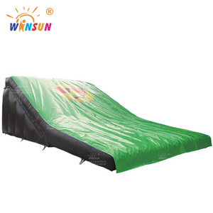 Factory price stunt airbag  ramp bike jump Big Inflatable Landing Air bag Ramp Pad jump landing ramps air bag