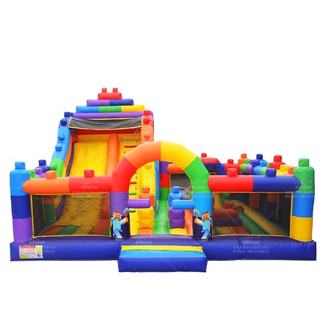 commercial outdoor bouncer inflatable castle playground inflatable park playground