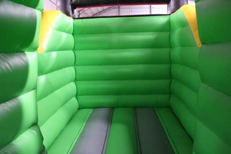 Tractor inflatable bouncer combo, bouncy castle with slide, moonwalk truck tractor inflatable bouncer