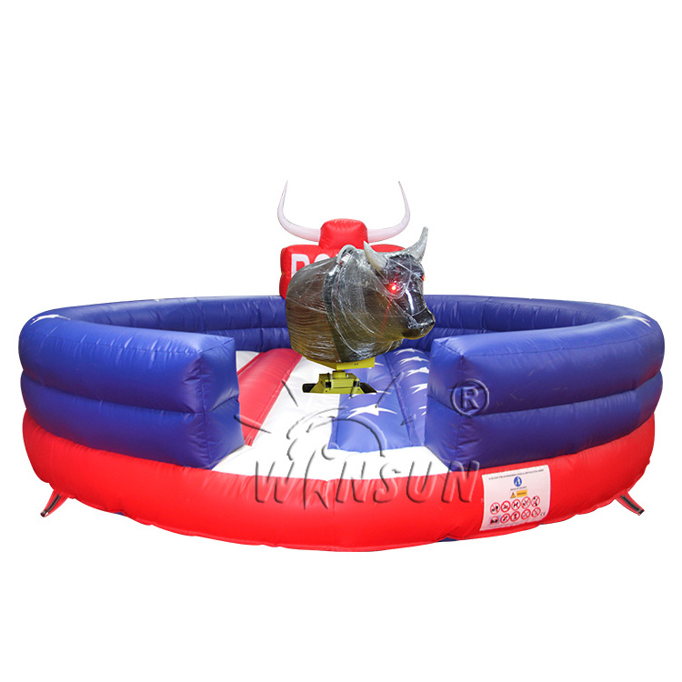 Commercial inflatable mechanical bull cushion  attractive bull  cushion riding for sale Sport Games