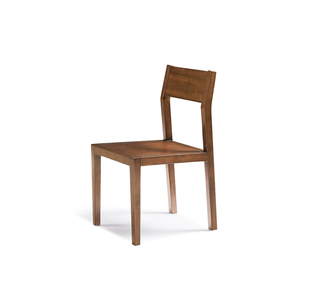 Solid wood dining Simple chair Basics Armless Mortise and Tenon joint Dining Chair Natural Ash Cheap Chairs Factory Manufacturer